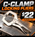 9” C-Style Welding clamps
